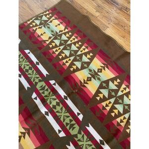 VIntage 1920s 1930s Early Pendleton Trade Blanket 75 x 55 " Cayuse